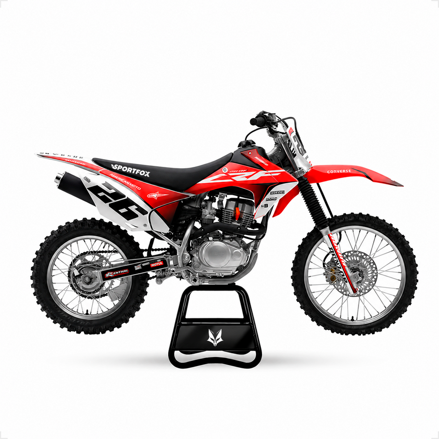 Kit Gráfico Compatível Crf 230 2015 à 2021 - Sport Red