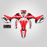 Kit Gráfico Compatível Crf 230 2015 à 2021 - Sport Red